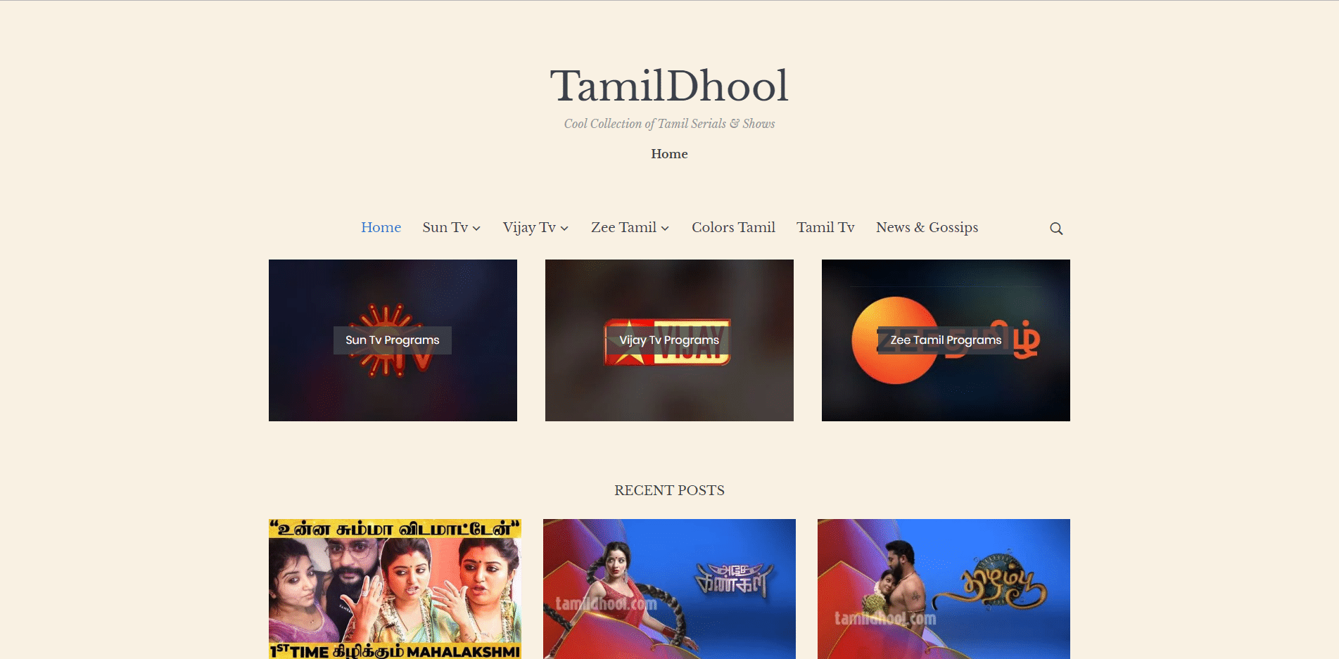 Tamildhool kalaignar tv shows